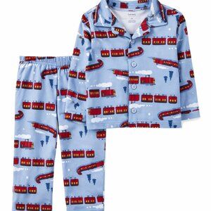 NWT Carter’s Just One You Toddler Boys Christmas Train Pajamas 5T 2PC Holiday